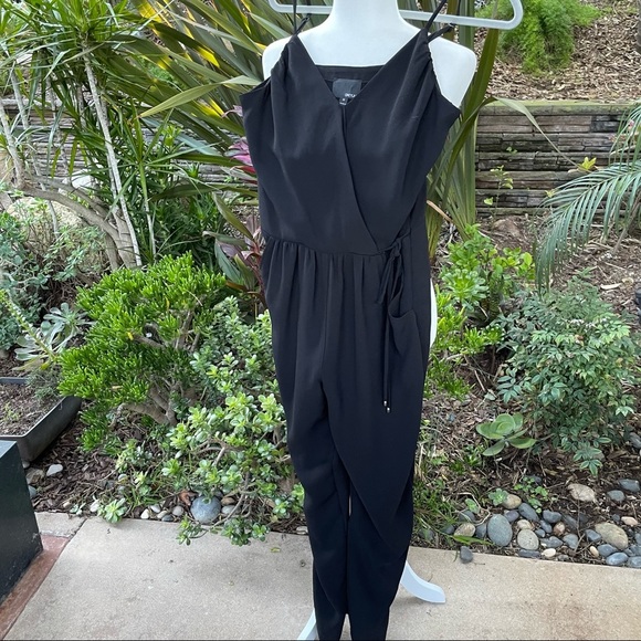 REVOLVE/GREYLIN black Kristin jumpsuit with adjustable spaghetti straps - Picture 5 of 10